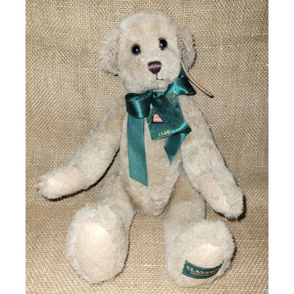 Anna Club Plush Fully‎ Jointed Teddy Bear Classics Leather Tag Line Collectible